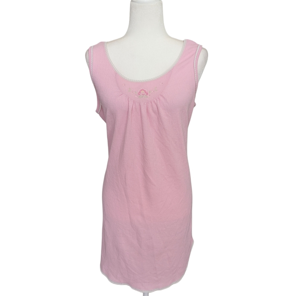 Character Pink Vintage Floral Lace Sleeveless Nightgown Size 1X